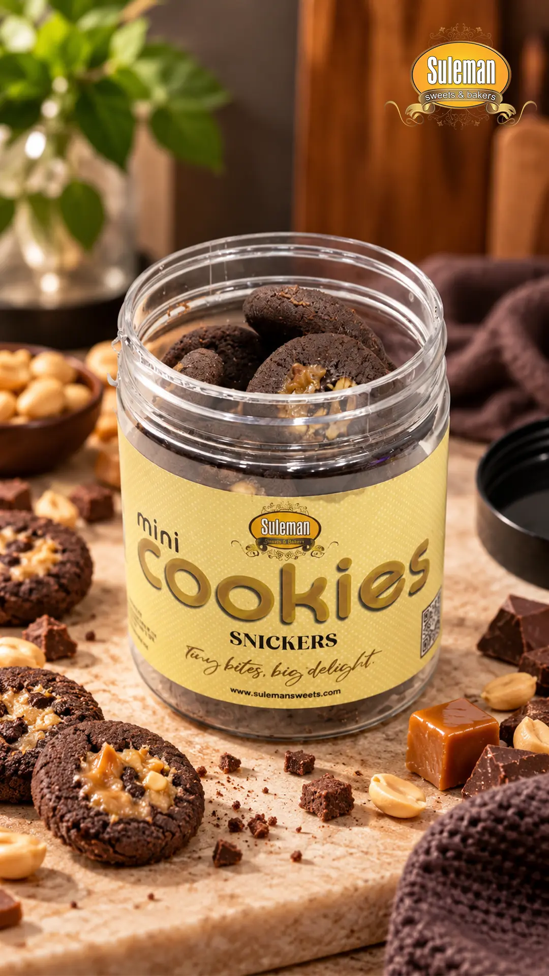 Mini Snickers Cookie Jar