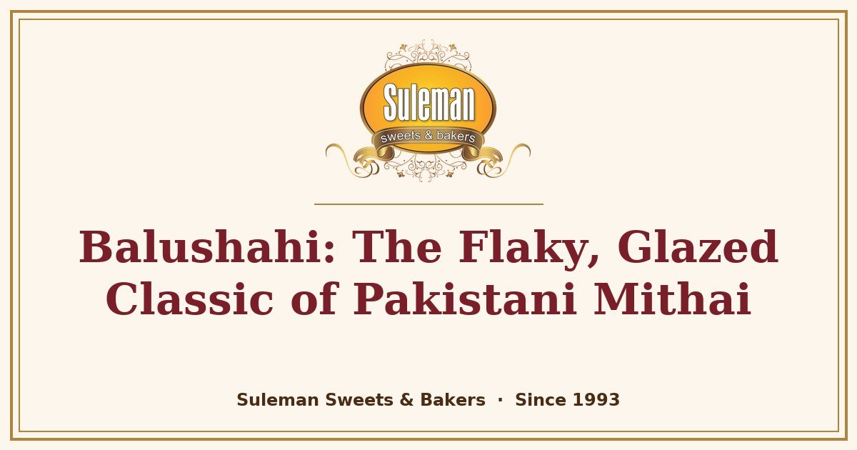 Balushahi: The Flaky, Glazed Classic of Pakistani Mithai