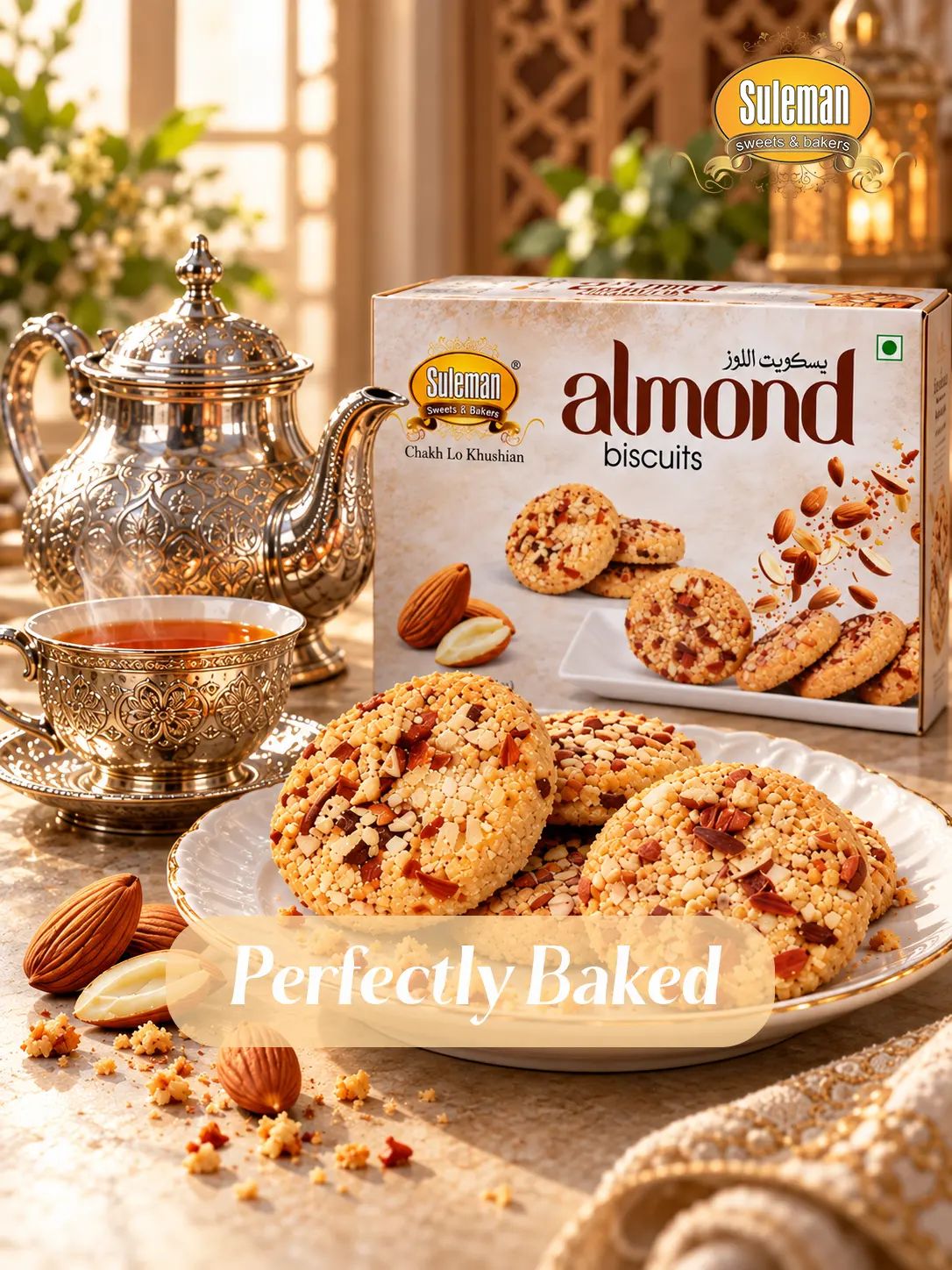 Almond Round Biscuits